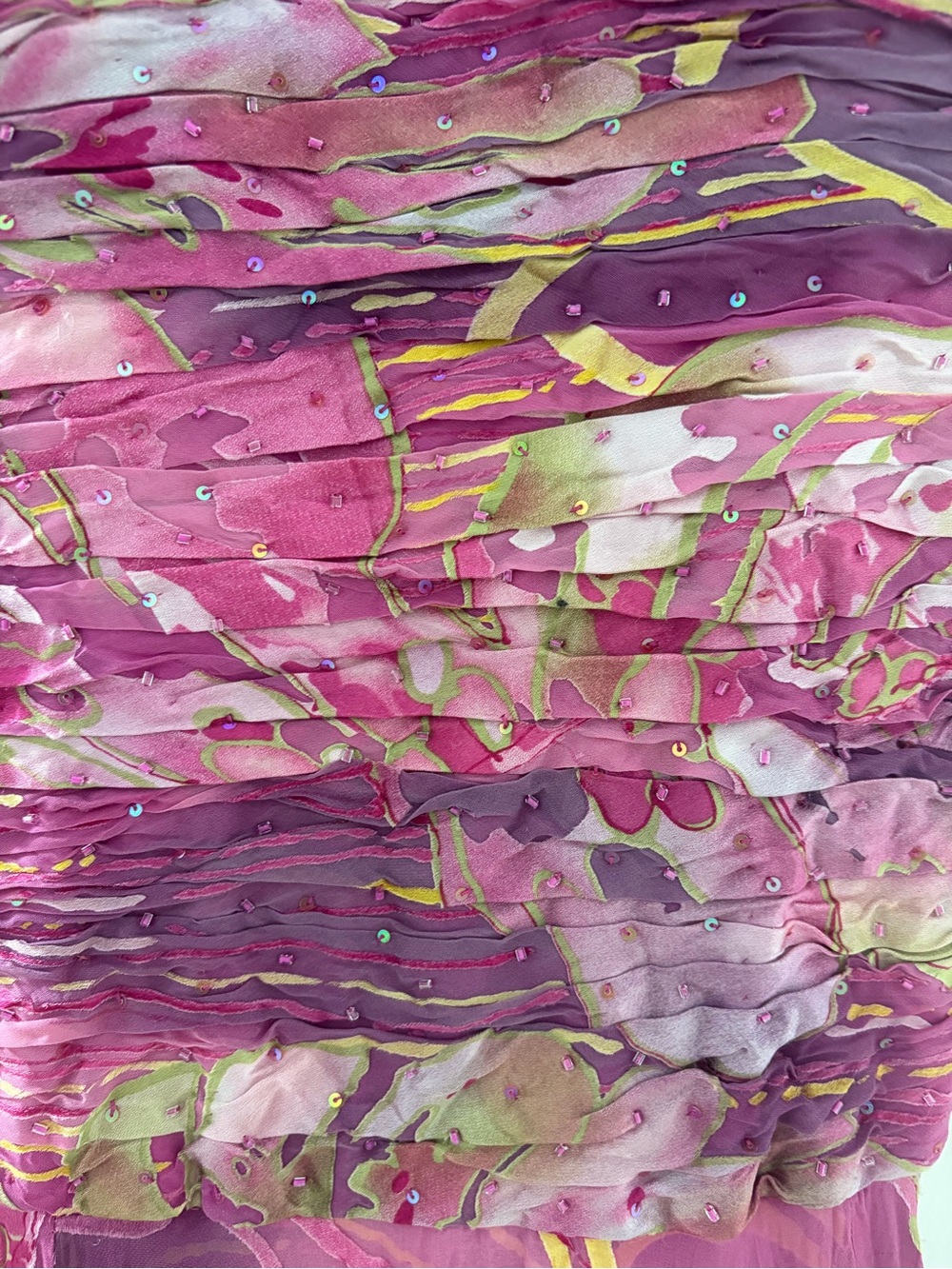 Pink Fairy y2k Floral V-Neck Handkerchief Hem Dress - Picture 6 of 11